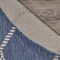 Homeroots 8 ft. Round Navy Knot Indoor & Outdoor Area Rug 396127 - alternate 3